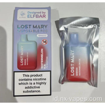Vape panas yang bagus hilang Mary 600 puffs vape